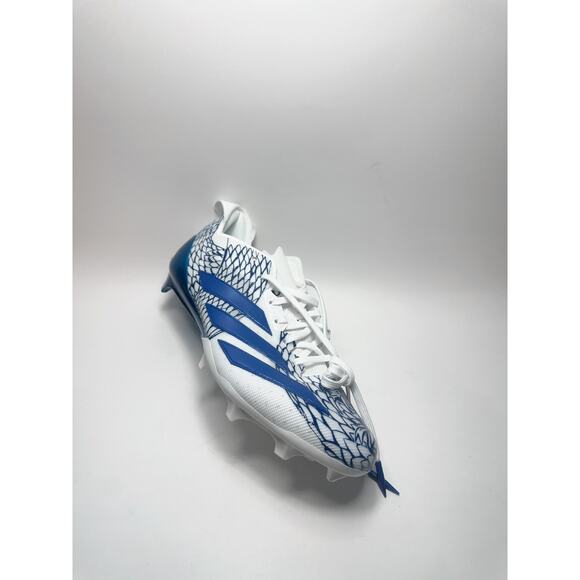 adidas Mens 11 ADIZERO ELECTRIC II Football Cleats Royal Blue/White IH8569 NEW main image 5